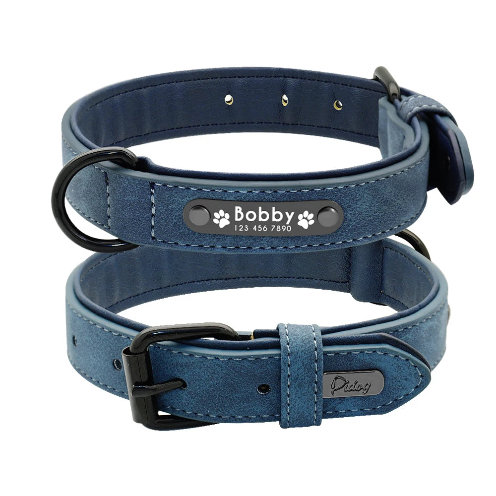 Barkaroo Custom Collar, Blue