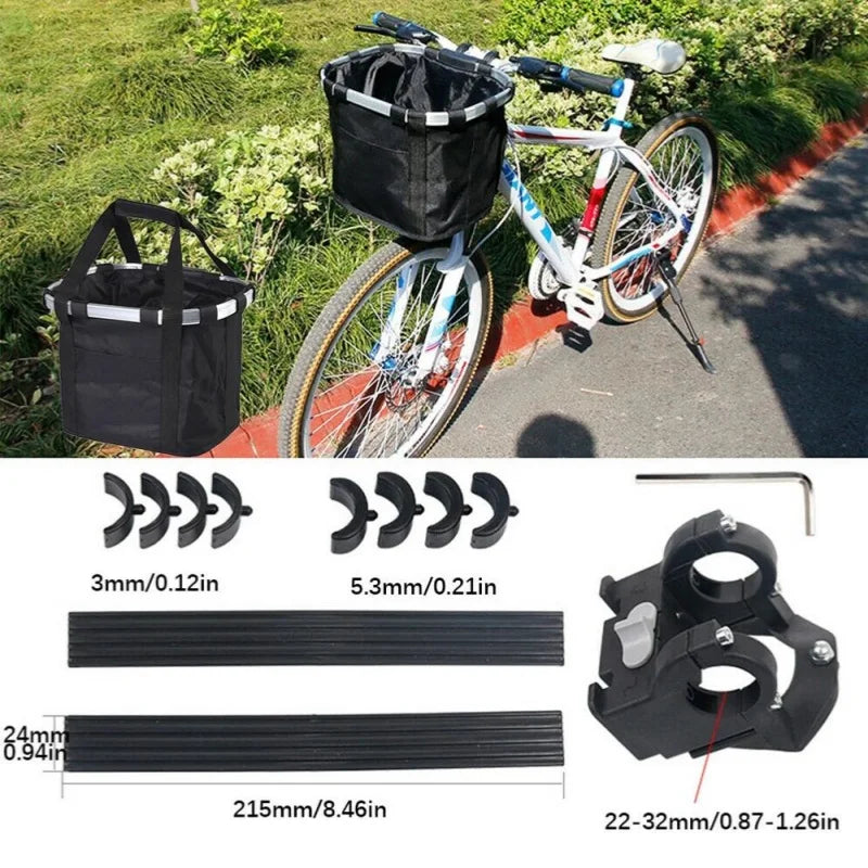 CycleBuddy 2-in-1 Pet Bike Basket Top Look