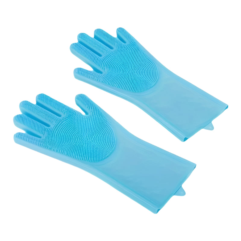 GentleTouch Grooming Glove, Blue