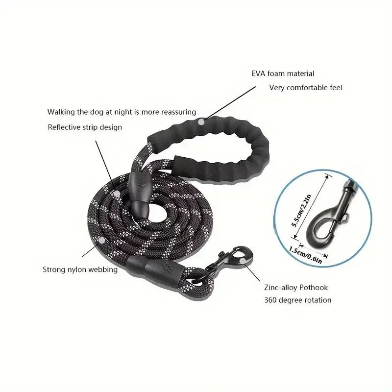 Harbour Night Reflective Leash, Specs
