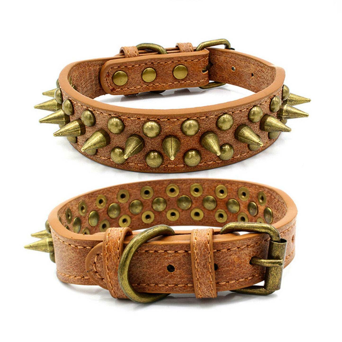 Harbour Spike Collar, Brown