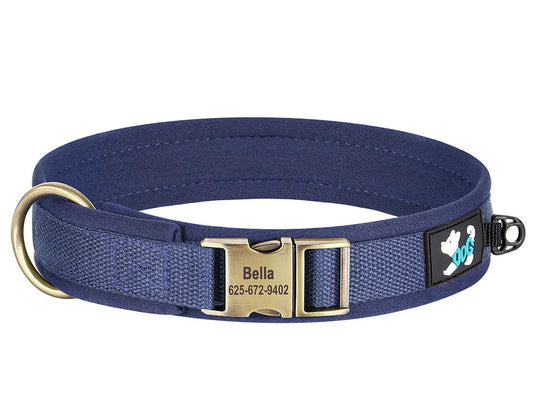 My Loyal Companion Custom Collar, Blue