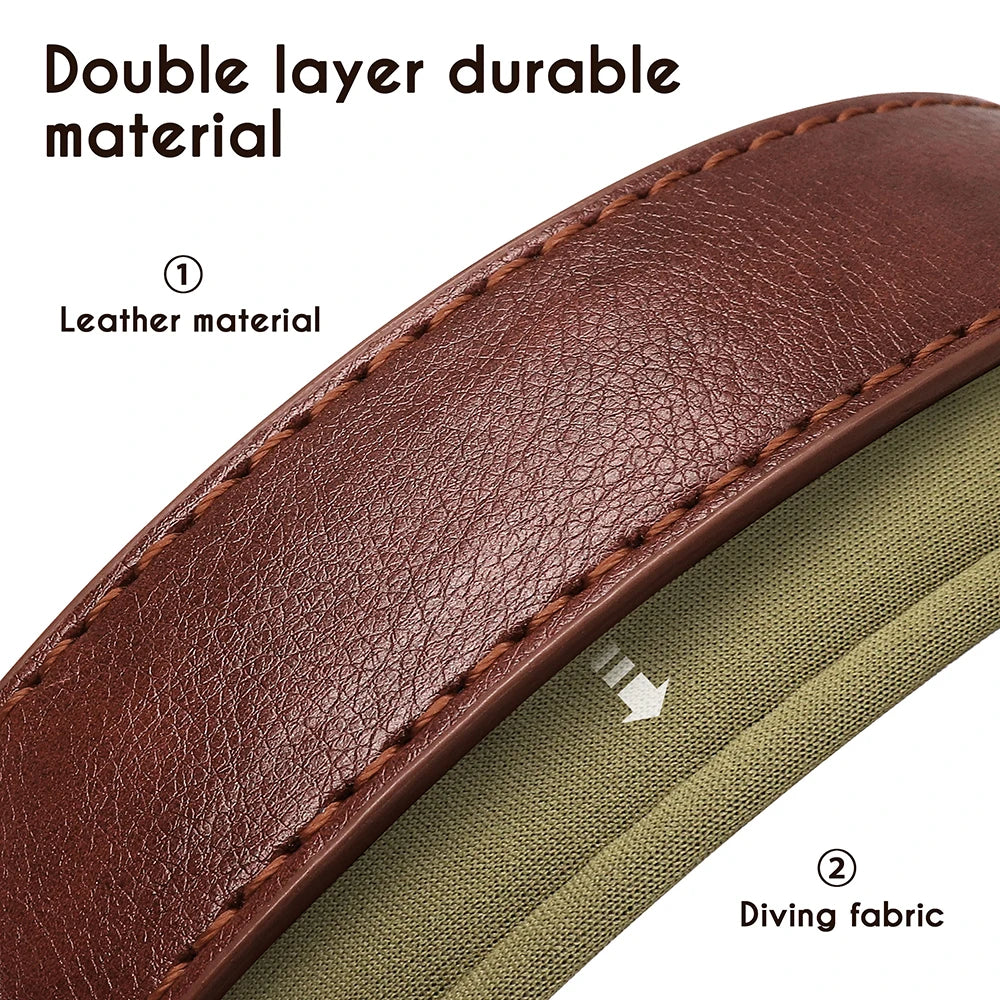 Fetch & Find Leather Collar