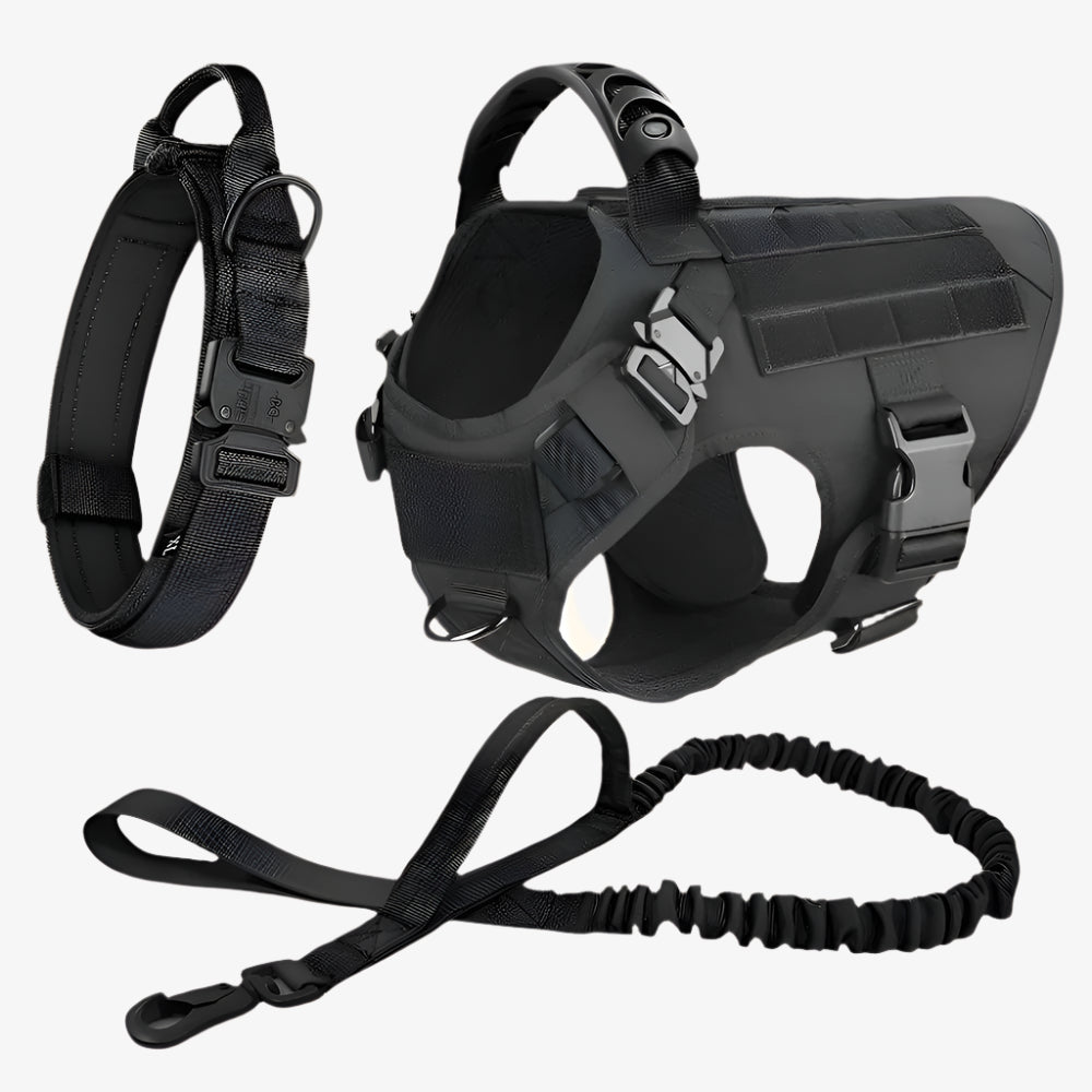 Aussie K9 Duty Harness, Black