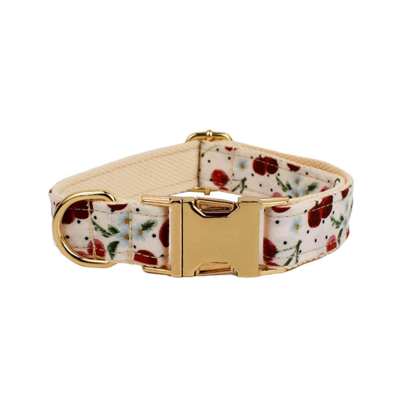 Cherry Blossom Walk Set, Collar Detail