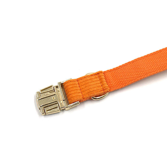 Corduroy Comfort Collar, Buckle