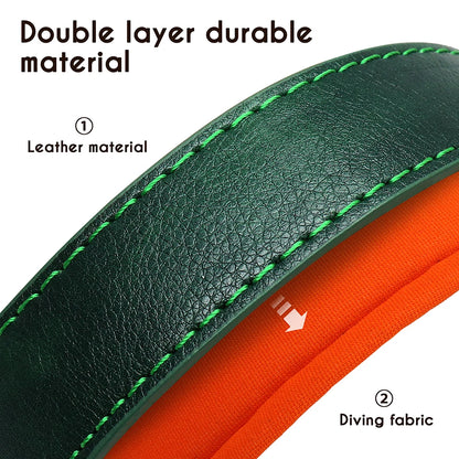 Fetch & Find Leather Collar